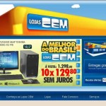 Site Lojas CEM, www.lojascem.com.br