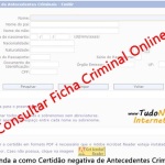 Consulta de Ficha Criminal Online: Como Consultar