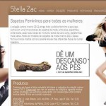Site Calçados Stella Zac, www.stellazac.com.br