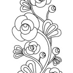 Desenhos de Flores para Imprimir e Colorir
