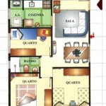 Projetos para Casas de 3 Quartos: Modelos, Detalhes